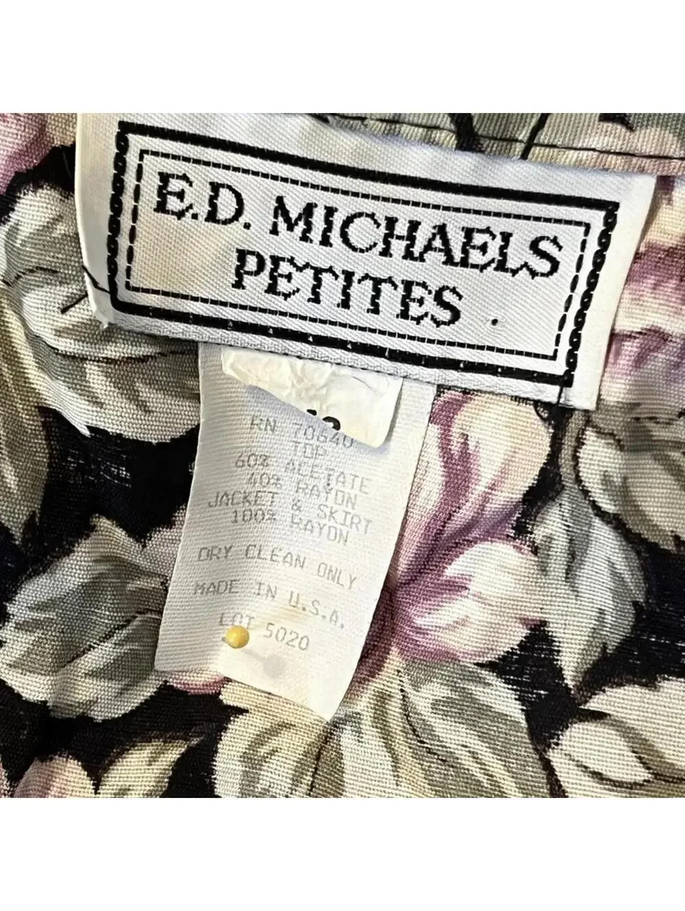 Vintage Y2K cottagecore coastal floral open front cardigan jacket petite 💗